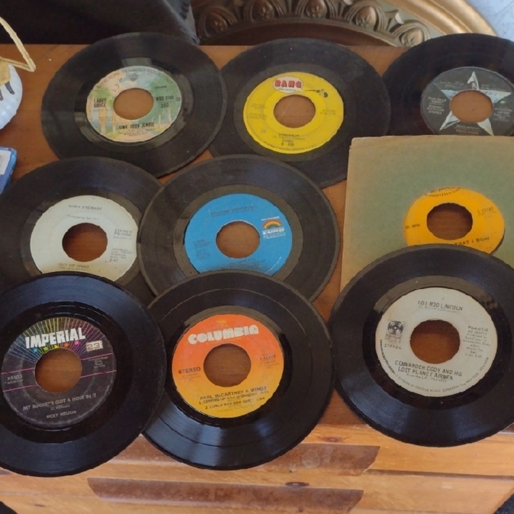 Vintage Vinyl Record Collection 45's